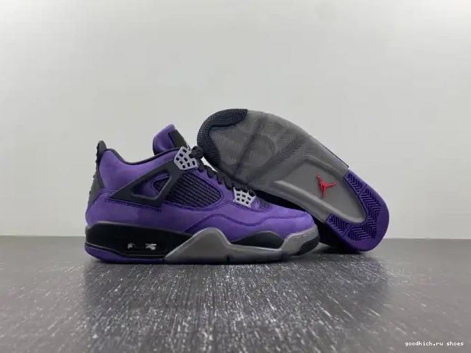 Scott Jordan Air Purple 4 Suede Travis x 0426